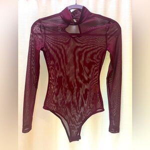 Mesh Long-sleeve Bodysuit (S/M)